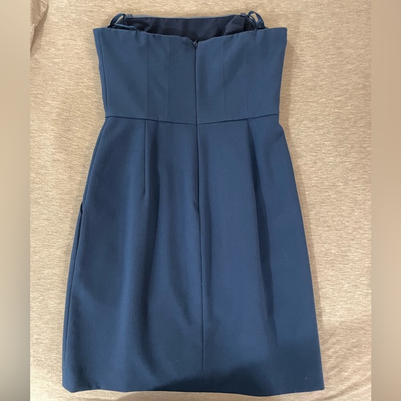 BCBG Maxazria Blue Strapless Dress - Picture 2 of 2